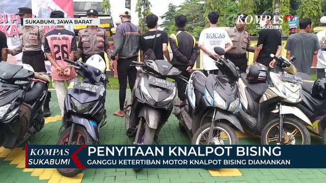 : Meresahkan Dan Ganggu Ketertiban Motor Knalpot Bising Diamankan