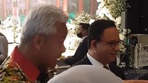 Momen Ganjar dan Anies Duduk Semeja, Bahas Rambut Putih #Shorts