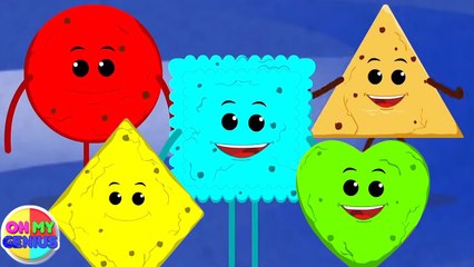 Cookies Shape Song + More Learning Videos And Nursery Rhymes