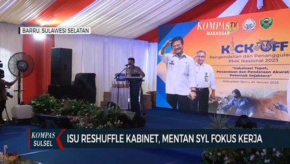Isu Reshuffle Kabinet, Mentan SYL Fokus Kerja