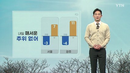 [날씨] 내일 매서운 추위 없어...동해안 '건조 특보' / YTN