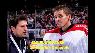 FRA - Hockey sur glace Interview Jakub Stepanek Gardien de but Grenoble, 29/01/2023 (Finale Coupe de France – Gap VS Grenoble)