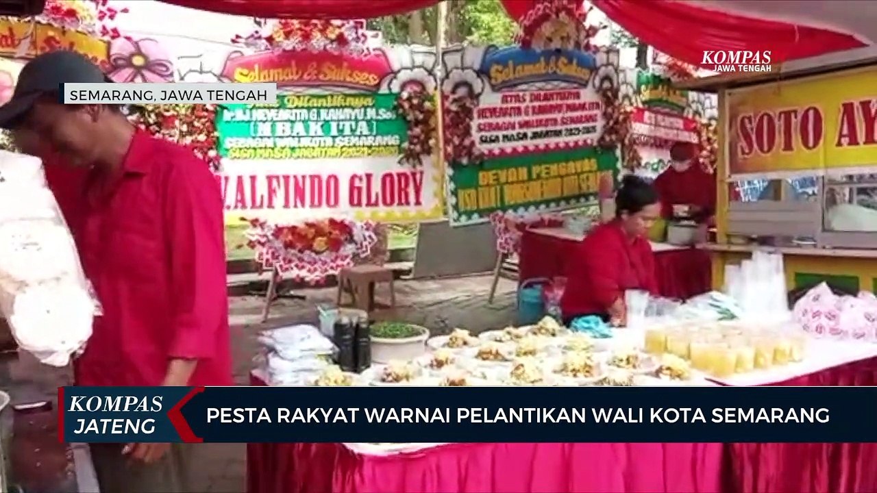 Pesta Rakyat Warnai Pelantikan Wali Kota Semarang