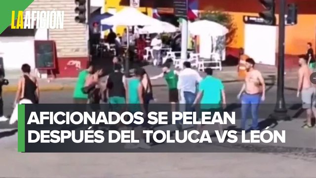 Barristas del León regresan la violencia brutal a la Liga MX en Toluca