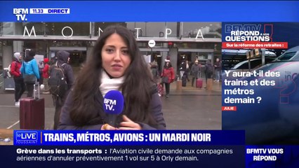 Y aura-t-il des trains et des métros ce mardi ? BFMTV répond à vos questions
