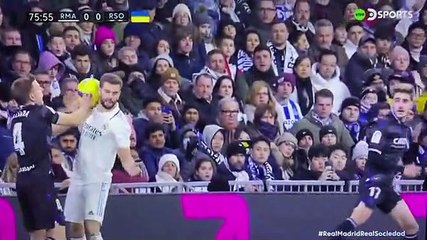 La incomprensible acción que no costó la expulsión a Nacho ante la Real Sociedad / REDES