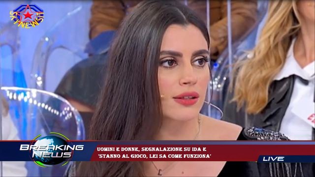 Uomini e donne, segnalazione su Ida e 'Stanno al gioco, lei sa come funziona'