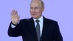 Vladimir Putin's double wears high heels