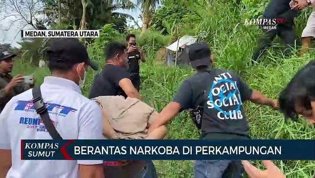 Tim Gabungan Satnarkoba Polrestabes Medan dan Polsek Hevetia Gerebek Lapak Narkoba