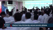 Menteri Pertahanan Prabowo Subianto Tinjau Peresmian Program Bela Negara di Medan