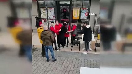 İstanbul'da market hırsızına meydan dayağı