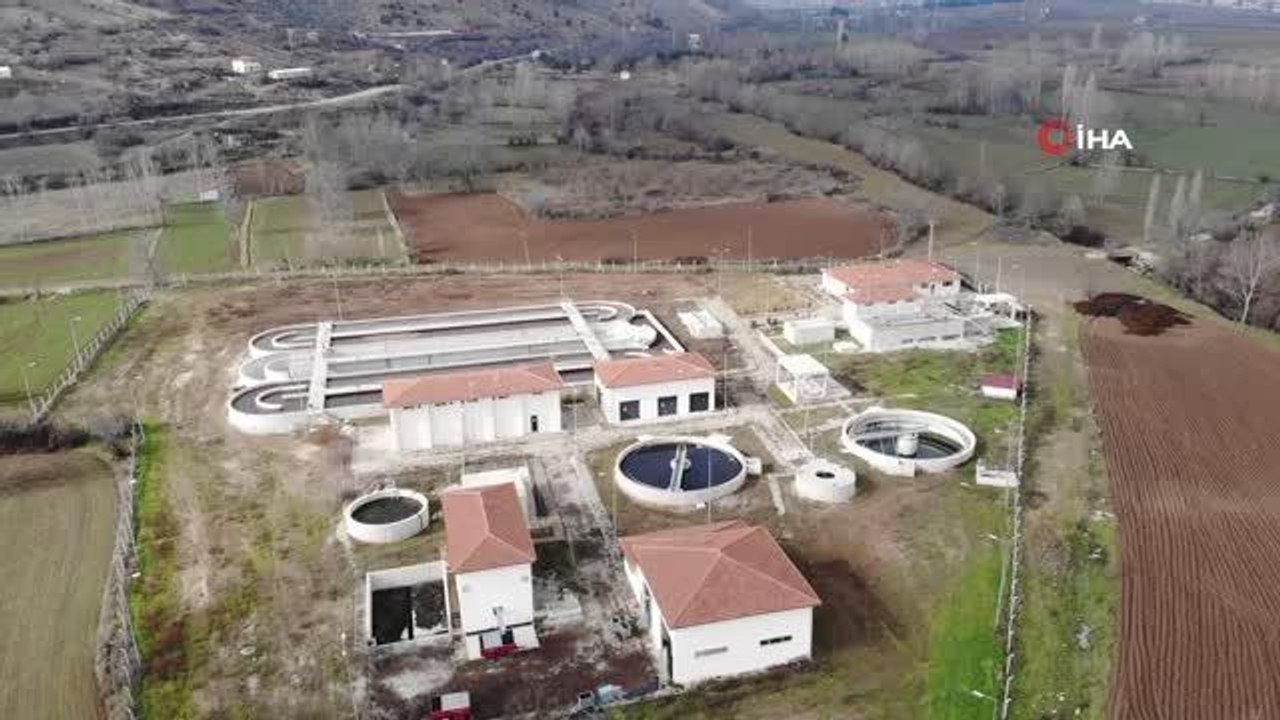 Atık su arıtma tesisinin çalışmadığını iddia eden köylülerden 'çevre kirliliği' tepkisi