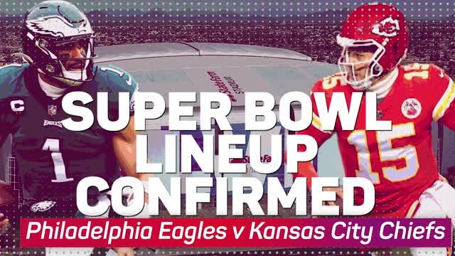 Eagles v Chiefs - Fans celebrate as Super Bowl lineup confirmed