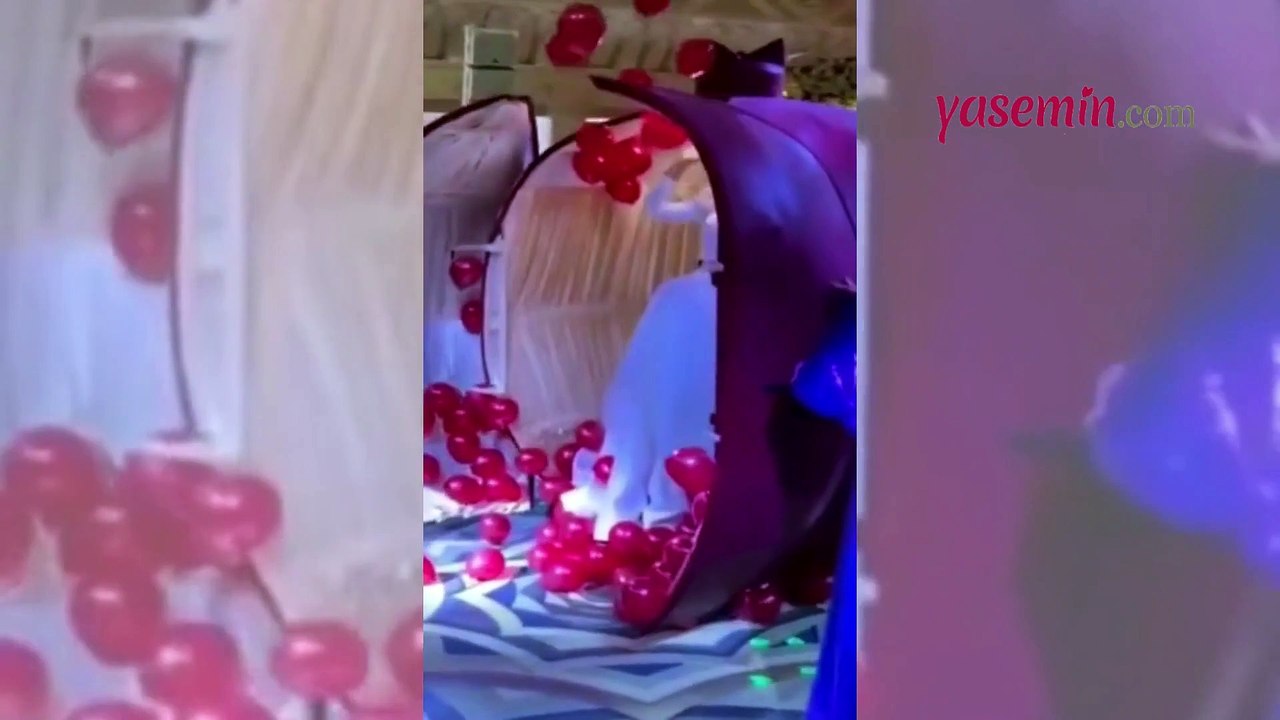 Gelin salona nar kapsülü içinde girdi! Sosyal medyayı sallayan görüntüler...