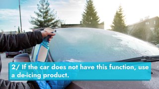 Winter: How to Quickly De-Ice Your Windshield?