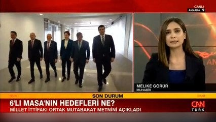 Millet İttifakı Ortak Mutabakat metnini açıkladı