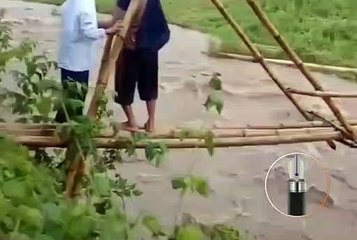 Demi Pendidikan, Realita Anak Sekolah Diatas Jembatan Bambu Rapuh di Sinjai Digilas oleh Pencitraan