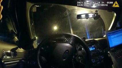 Atlanta police rescue suspect trapped in stolen cop car from oncoming train