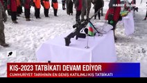 Kış- 2023 tatbikatı devam ediyor: Haber Global ekibi bölgeden aktardı