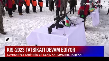 Kış- 2023 tatbikatı devam ediyor: Haber Global ekibi bölgeden aktardı