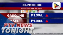 Oil firms to implement price hikes effective Jan. 31