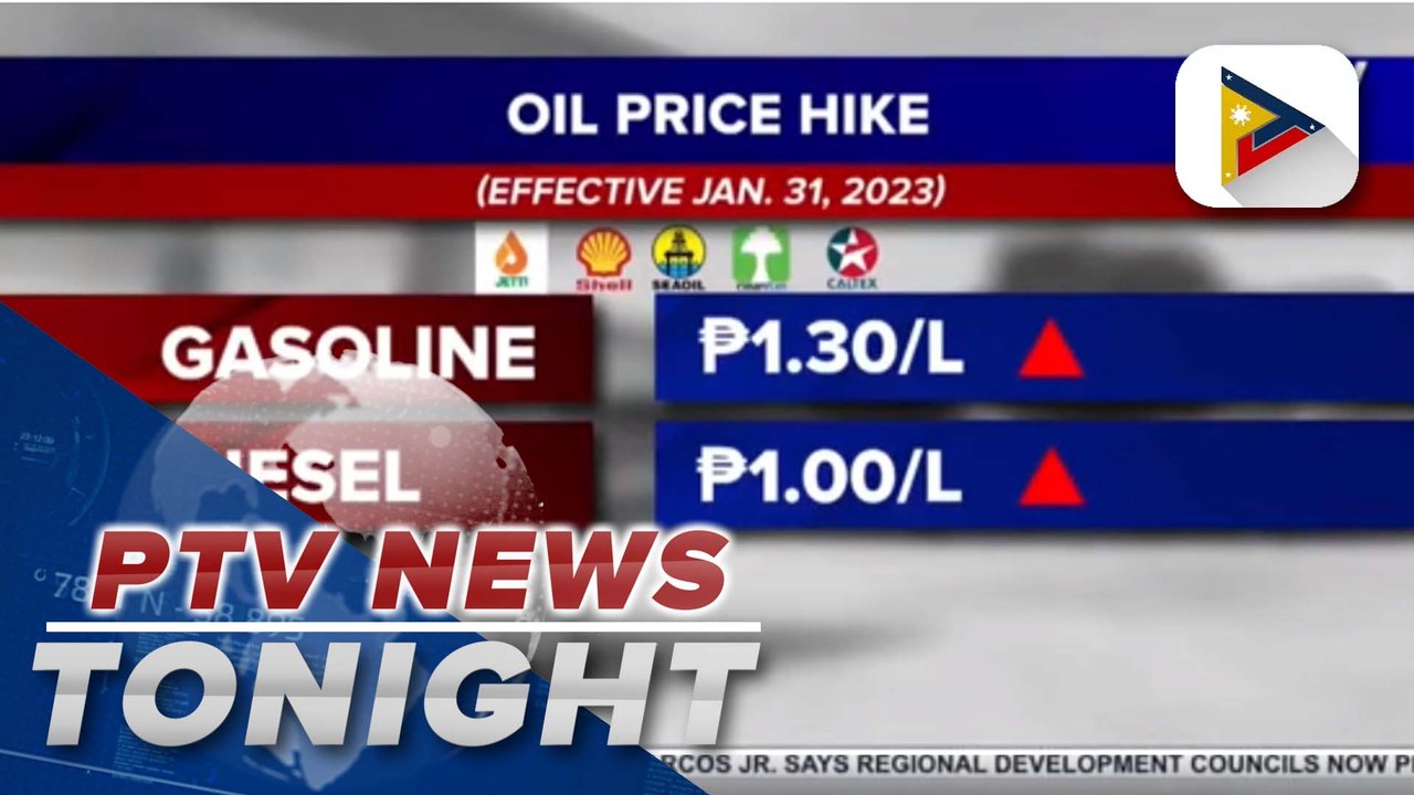 Oil firms to implement price hikes effective Jan. 31