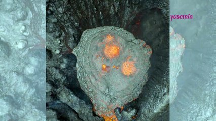 İzleyenleri dehşete düşürdü! Volkanik bir patlamanın tam kalbinden...