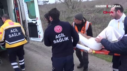 Kazada yaralanan kadın 'çok soru soruyorsunuz' diyerek ambulansı terk etti