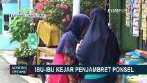 Dramatis, Aksi Ibu-Ibu Kejar Pelaku Jambret Ponsel di Jakarta Timur