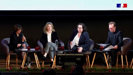 Descargar video: GPU 2022 - Table Ronde n°1 avec Franck Boutté et ses invitées,  Emmanuelle Cosse, présidente de l’USH et Stéphanie Jannin, élue à Montpellier