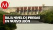 Conagua reporta leve descenso en los niveles de las presas de Nuevo León