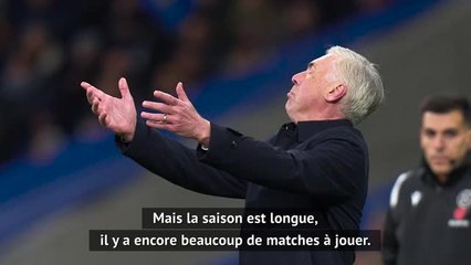 19e j. - Ancelotti : "La saison est encore longue"