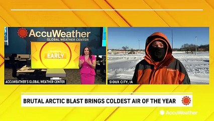 Arctic blast brings coldest air of the year to Midwest