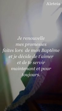Prières liées aux promesses du baptême