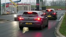 Sportcars Arriving and Leaving CCRally 2023 Flames- Launch Controls- Accelerations-