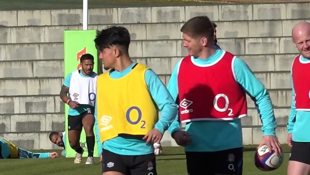Six Nations: England rugby team train ahead of Scotland Six Nations opener