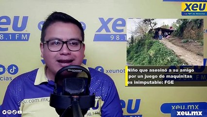 Niño que asesinó a su amigo en maquinitas es inimputable: FGE