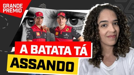 "É MODO ATAQUE, SAINZ! SENÃO VAI TER DE ABRIR PRA LECLERC NA FERRARI”