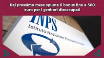Dal prossimo mese spunta il bonus fino a 500 euro per i genitori disoccupati