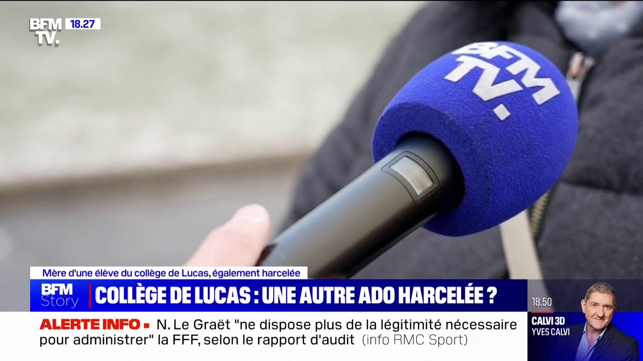 "On a beau dire au principal qu'il doit faire quelque chose, mais il ne fait rien": la mère d'une élève du collège de Lucas, également victime de harcèlement, témoigne