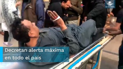 Un centenar de heridos y 33 muertos deja la explosión en una mezquita en Paquistán