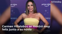 De la mano y con rosas: Carmen Villalobos comparte románico momento con su novio en redes
