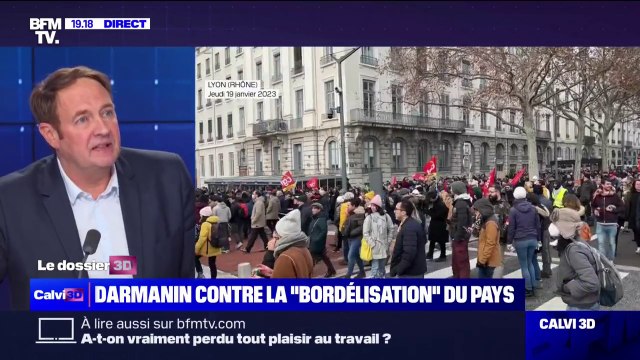 Retraites: Laurent Escure (Unsa) appelle solennellement Gérald Darmanin à jouer son rôle dans les manifestations à Paris ce mardi