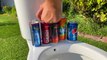 EXPERIMENT!! Toothpaste With Stretch Armstrong, Coca Cola, Fanta, Pepsi And Mentos In Toilet