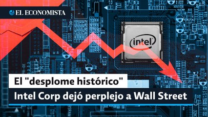 El "desplome histórico" de Intel provoca liquidación de acciones de chips