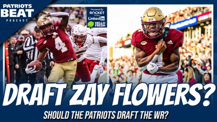 Should The Patriots Draft Zay Flowers?