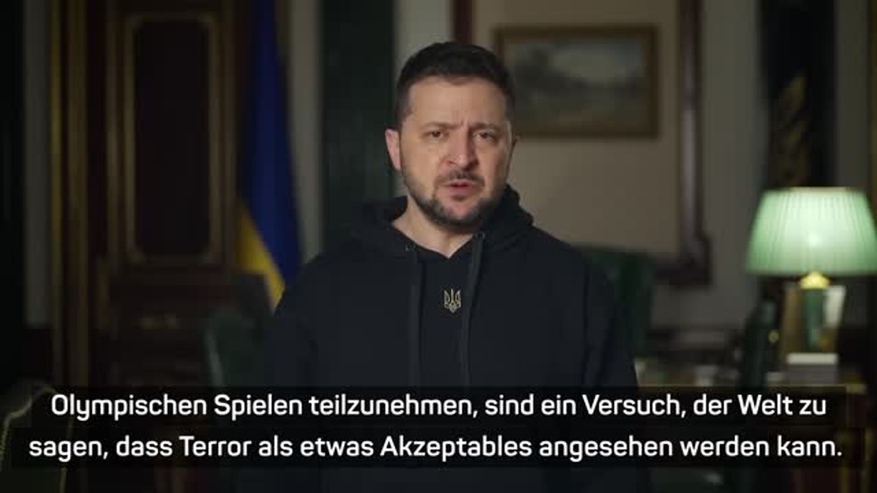 Olympischer Fehler: Selenskyj empört über IOC-Pläne