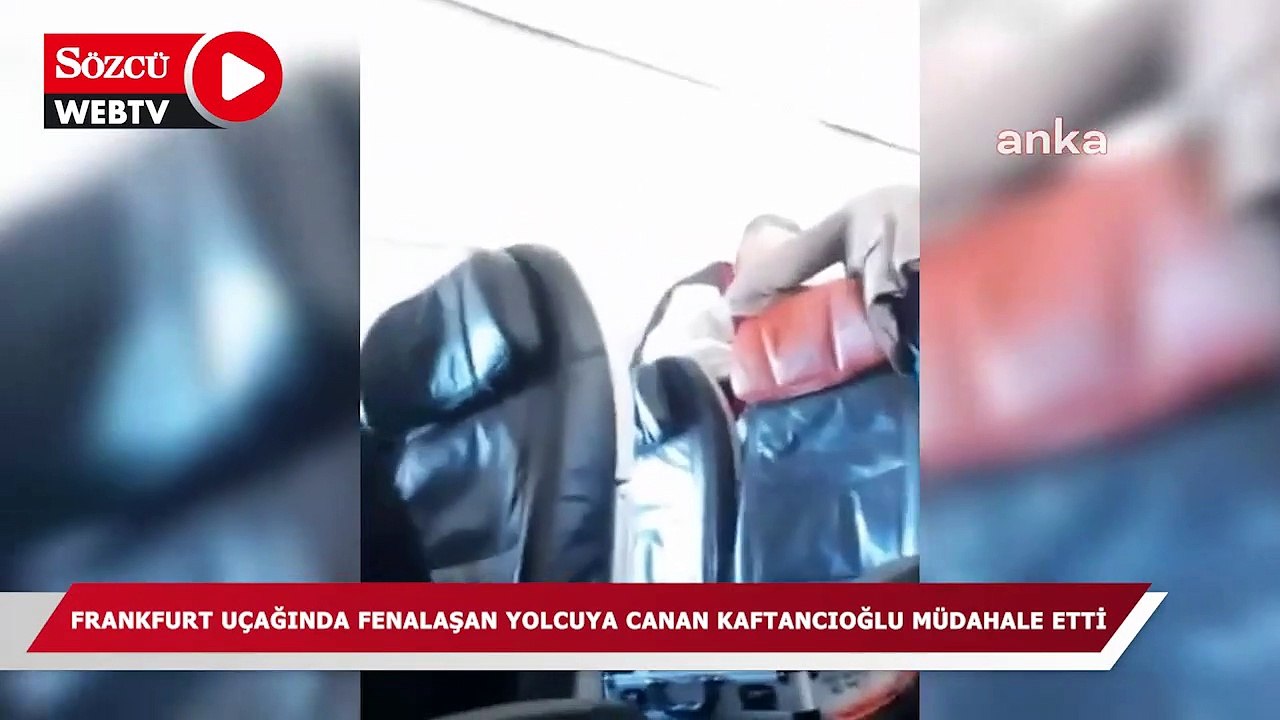 Frankfurt uçağında fenalaşan yolcuya Canan Kaftancıoğlu müdahale etti