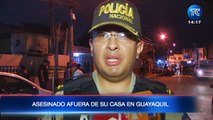 Guayaquil: Un joven fue asesinado afuera de su casa