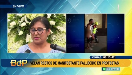 Manifestante muere durante violentas protestas en Cercado de Lima: familiares velan sus restos